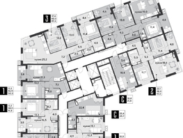 Продается 2-комнатная квартира ЖК Парк Победы 2, литера 19, 63.2 м², 10586000 рублей