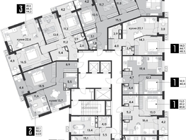 Продается 1-комнатная квартира ЖК Парк Победы 2, литера 28, 38 м², 6961600 рублей