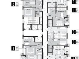 Продается 2-комнатная квартира ЖК Парк Победы 2, литера 28, 69.2 м², 11051240 рублей