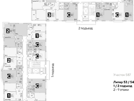Продается 2-комнатная квартира ЖК Самолет, литера 60, 61  м², 9528200 рублей