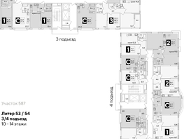 Продается 2-комнатная квартира ЖК Самолет, литера 60, 58.9  м², 9541800 рублей