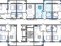 Продается 1-комнатная квартира ЖК Облака-3, дом 1, 35.2 м², 7541600 рублей