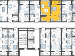 Продается 1-комнатная квартира ЖК Кислород, корпус 12, 38.17 м², 15093200 рублей