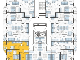 Продается 2-комнатная квартира ЖК Зеленодар, литера 6, 62.5 м², 7500000 рублей