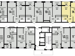 Продается 1-комнатная квартира ЖК Славянка, литера 10, 37.45 м², 5278000 рублей