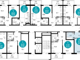 Продается 1-комнатная квартира ЖК Лестория, дом 6, 38.4 м², 17141760 рублей