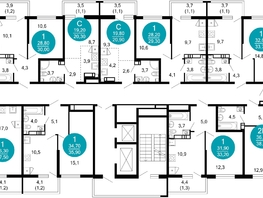 Продается 1-комнатная квартира ЖК Лестория, дом 6, 23.6 м², 11403520 рублей