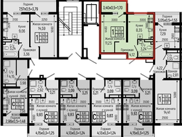 Продается 1-комнатная квартира ЖК Botanica Hills (Ботаника Хилс), лит 1, 28.66 м², 8443000 рублей