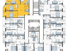 Продается 3-комнатная квартира ЖК Зеленодар, литера 6, 89.5  м², 10496650 рублей