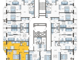 Продается 2-комнатная квартира ЖК Зеленодар, литера 6, 62.5  м², 7773600 рублей