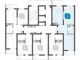 Продается 2-комнатная квартира ЖК Облака-2, блок секция 4-8, 56.8  м², 11354320 рублей