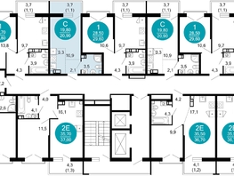 Продается 1-комнатная квартира ЖК Флора, 4 этап, 20.9  м², 10084040 рублей