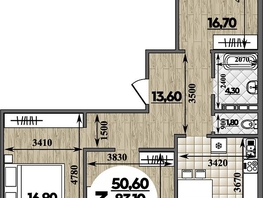 Продается 3-комнатная квартира ЖК Горгиппия, литера 2, 87.7 м², 14312750 рублей