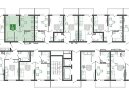 Продается 1-комнатная квартира ЖК Флора, 3 этап литера 4, 33.6  м², 12082840 рублей