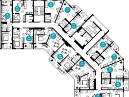 Продается 2-комнатная квартира АО Нескучный сад, корпус 1, 47.5 м², 42574390 рублей