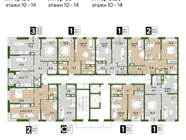 Продается 1-комнатная квартира ЖК DOGMA PARK (Догма парк), литера 3, 47.4  м², 7792560 рублей