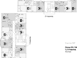 Продается 2-комнатная квартира ЖК Самолет, литера 60, 60.7  м², 9699860 рублей