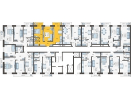 Продается 2-комнатная квартира ЖК Небо, литера 3, 58.5 м², 8657950 рублей