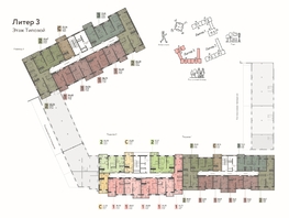 Продается 1-комнатная квартира ЖК Теплые Края, 1 очередь литер 3, 38.14 м², 5377740 рублей