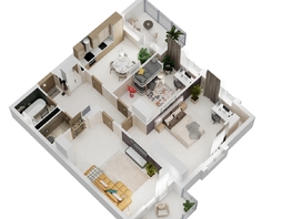 Продается 3-комнатная квартира ЖК Золотой Берег, литер 1, 89.18 м², 18371080 рублей