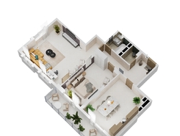 Продается 2-комнатная квартира ЖК Золотой Берег, литер 2, 97.05 м², 17119620 рублей