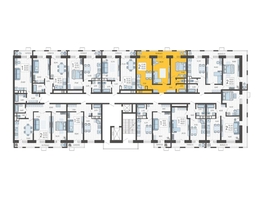Продается 2-комнатная квартира ЖК Небо, литера 6, 59.6  м², 9631680 рублей