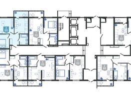 Продается 2-комнатная квартира ЖК Облака-3, дом 1, 48  м², 8279040 рублей