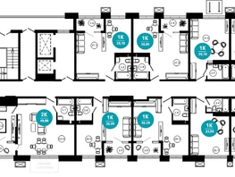 Продается 1-комнатная квартира АО Нескучный сад, корпус 1, 33.1  м², 32626340 рублей