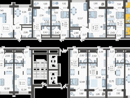 Продается 2-комнатная квартира ЖК Кислород, корпус 14, 48.83  м², 17359065 рублей