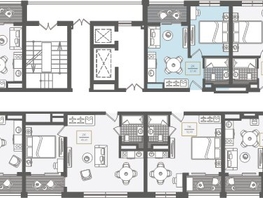 Продается 2-комнатная квартира АО Нескучный сад, корпус 1, 37.9  м², 36113320 рублей