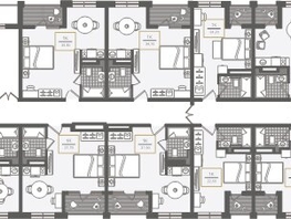Продается 1-комнатная квартира АО Нескучный сад, корпус 1, 23.7  м², 32081640 рублей