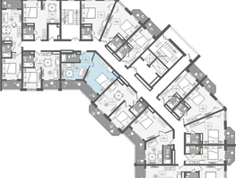 Продается 2-комнатная квартира АО Нескучный сад, корпус 1, 47.6  м², 44364190 рублей