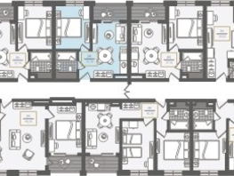 Продается 2-комнатная квартира АО Нескучный сад, корпус 1, 38.4  м², 44567680 рублей