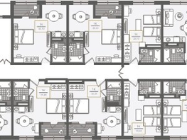 Продается 1-комнатная квартира АО Нескучный сад, корпус 1, 44.7 м², 49018030 рублей