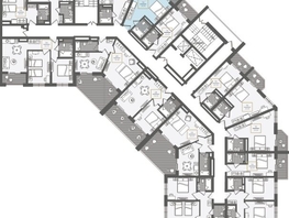 Продается 1-комнатная квартира АО Нескучный сад, корпус 1, 30.6  м², 35403350 рублей