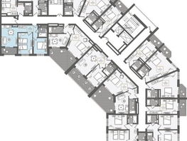 Продается 3-комнатная квартира АО Нескучный сад, корпус 1, 54.3  м², 58391310 рублей