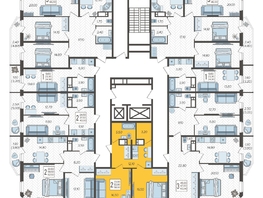 Продается 2-комнатная квартира ЖК Зеленодар, литера 6, 58  м², 7198000 рублей