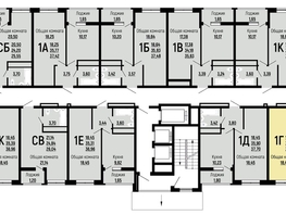 Продается 1-комнатная квартира ЖК Славянка, литера 10, 36.87  м², 3871350 рублей
