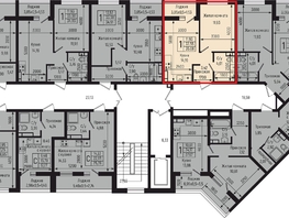 Продается 1-комнатная квартира ЖК Ботаника Хилс, лит 3, 35.08  м&sup2;, 9380000 рублей