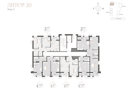 Продается Студия ЖК Моренуар, литер 20, 26.2  м&sup2;, 7074000 рублей