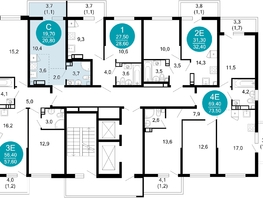 Продается 1-комнатная квартира ЖК Лестория, дом 5, 20.8  м&sup2;, 10242111 рублей