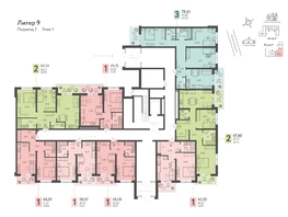 Продается 2-комнатная квартира ЖК Теплые края, литер 9, 67.63  м&sup2;, 11835250 рублей