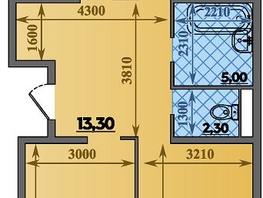 Продается 3-комнатная квартира ЖК Парк у дома, литера 7.3, 88.3  м&sup2;, 13199999 рублей