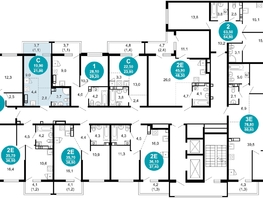 Продается 1-комнатная квартира ЖК Лестория, дом 5, 21  м&sup2;, 10899050 рублей
