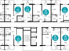 Продается 2-комнатная квартира ЖК Лестория, дом 2, 56.8  м&sup2;, 24123980 рублей