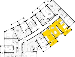 Продается 2-комнатная квартира ЖК Кипарис, литер 6, 62.7  м&sup2;, 19123500 рублей