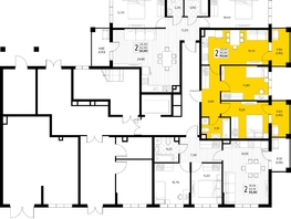 Продается 2-комнатная квартира ЖК Кипарис, литер 8, 53.6  м&sup2;, 16348000 рублей