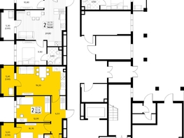 Продается 2-комнатная квартира ЖК Кипарис, литер 8, 55.2  м&sup2;, 16836000 рублей