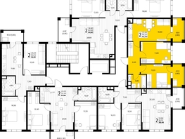 Продается 2-комнатная квартира ЖК Кипарис, литер 8, 53  м&sup2;, 16165000 рублей