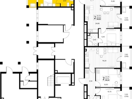 Продается 2-комнатная квартира ЖК Кипарис, литер 7, 63.1  м&sup2;, 19245500 рублей